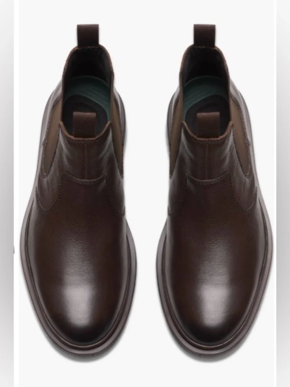 Clarks Men's Dark Brown Leather Chukka Chelsea Boots